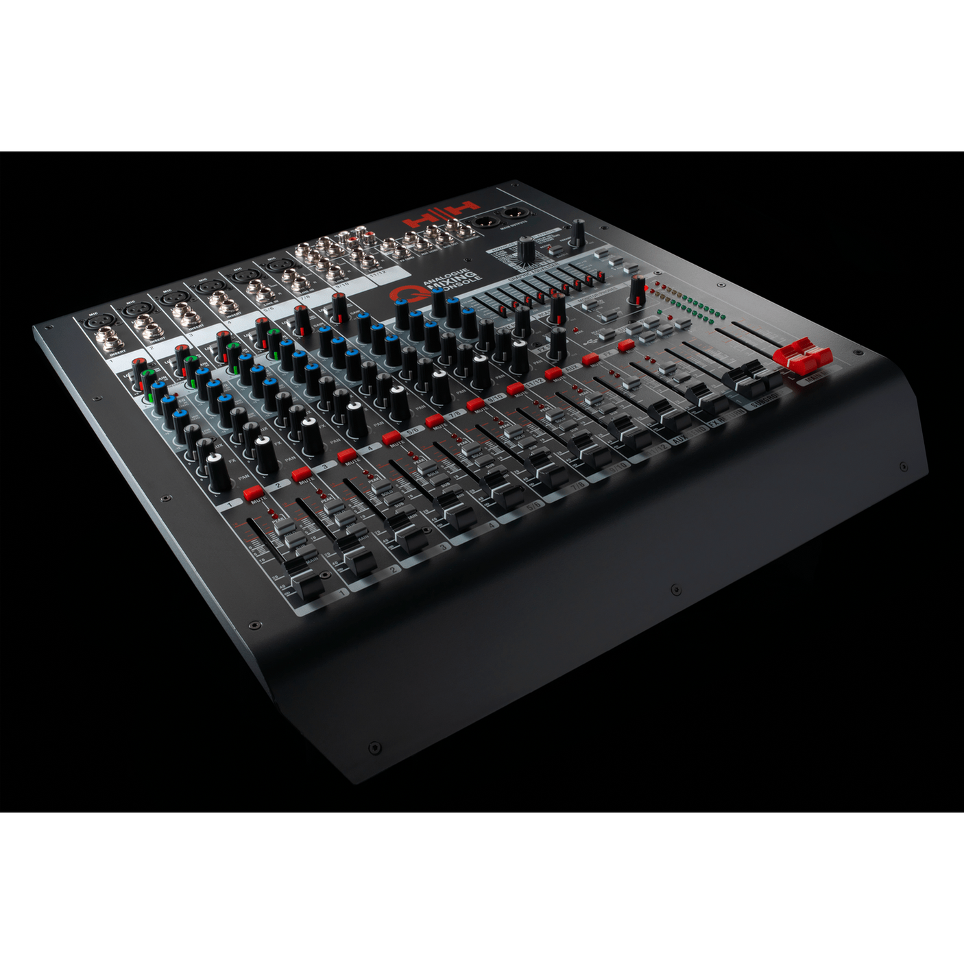 HH Audio Q-Series Q12FX - Professional 12-Channel Analogue Mixer with DSP 6