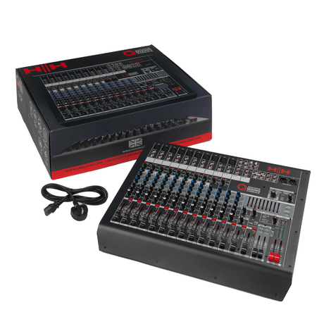 HH Audio Q-Series Q16FX - Professional 16-Channel Analogue Mixer with DSP 9
