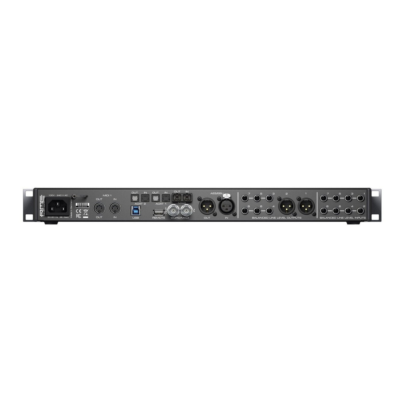 RME Fireface UFX III - 188-Channel, 24-Bit/192kHz USB 3 Audio Interface 2