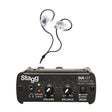 Stagg SIA-ST & SPM-435 Wired In-Ear Monitoring System - Transparent 1