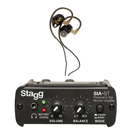Stagg SIA-ST & SPM-435 Wired In-Ear Monitoring System - Limited Edition Gold 1
