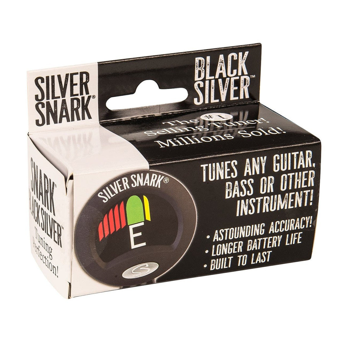 Silver Snark 2 Clip-on All Instrument Tuner ~ Black Silver 5