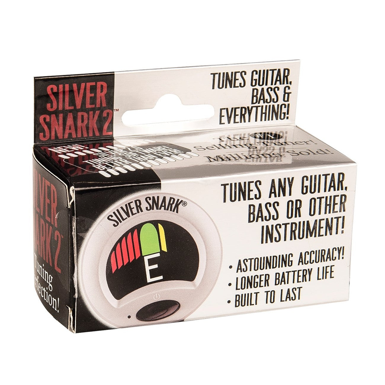 Silver Snark 2 Clip-on All Instrument Tuner ~ Silver