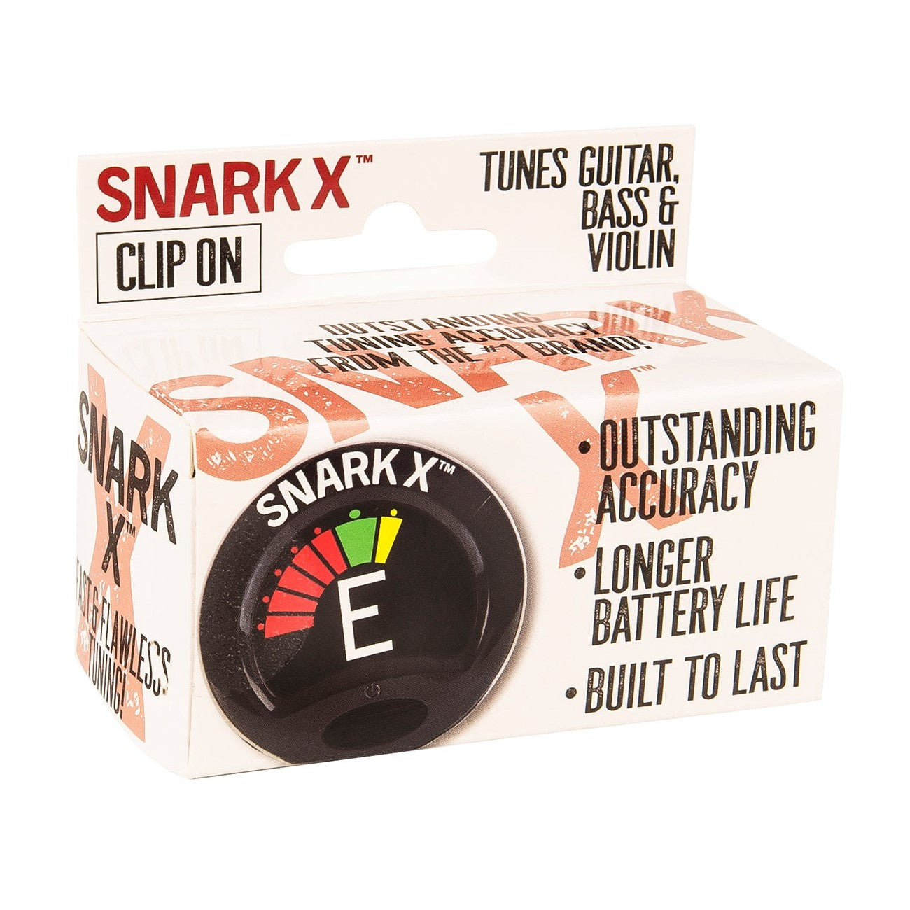 Snark X Clip-on Guitar, Bass & Violin Tuner