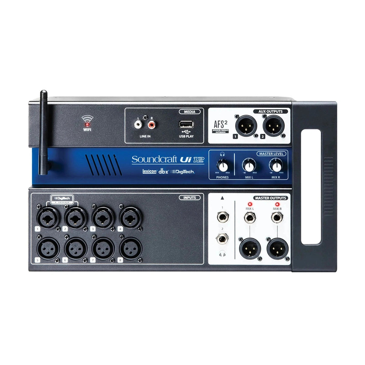 Soundcraft Ui12 12-Channel Digital Rack Mixer With Wireless Control 1