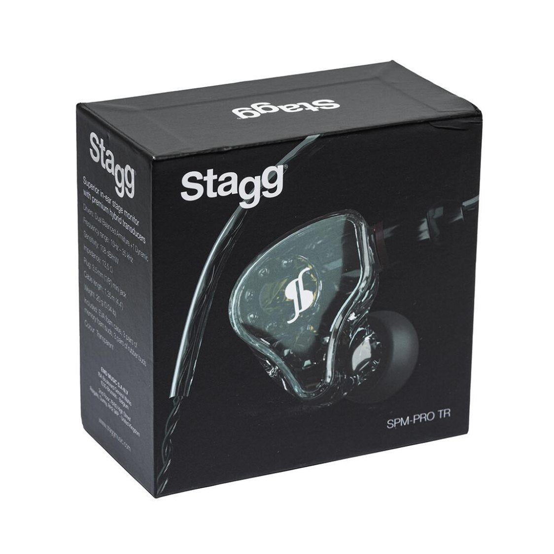 Stagg Professional Transparent 3-Driver In-Ear Monitors - 1.35m SPM-PRO TR 5