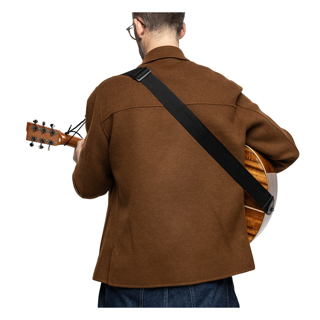 Stagg Essential Nylon Guitar Strap - Black 5