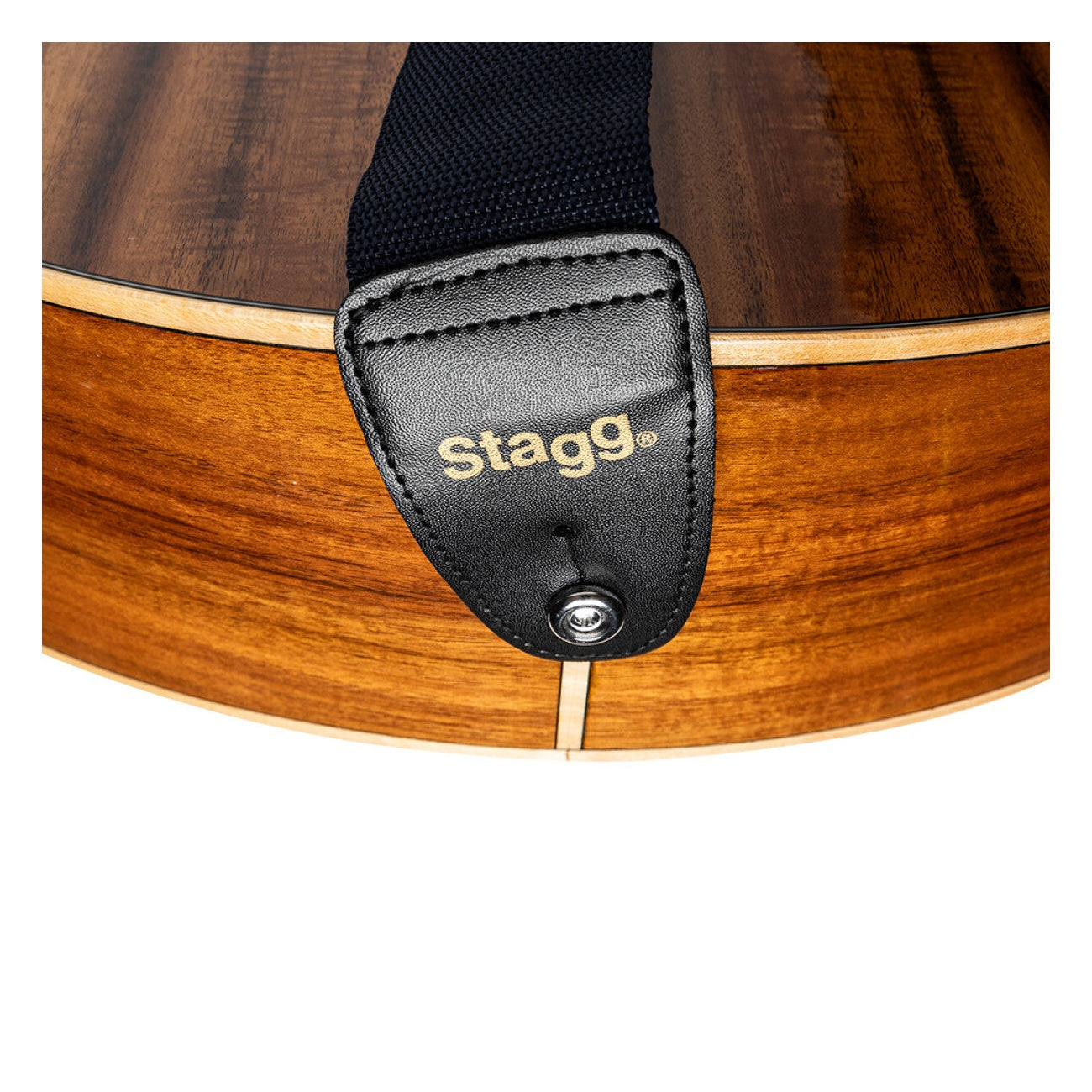 Stagg Essential Nylon Guitar Strap - Blue 4