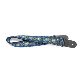 Stagg Woven Guitar Strap - Blue Jimi 1