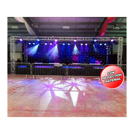 LEDj 8 x 4.5m LED DMX Starcloth System, Cool White MKII 6