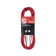 Stagg SGC3DL CRD Deluxe Instrument Cable, Mono Jack-Mono Jack — 3M Red 1