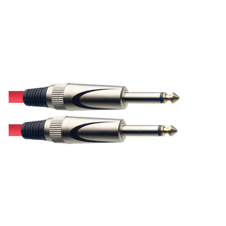 Stagg SGC3DL CRD Deluxe Instrument Cable, Mono Jack-Mono Jack — 3M Red 2