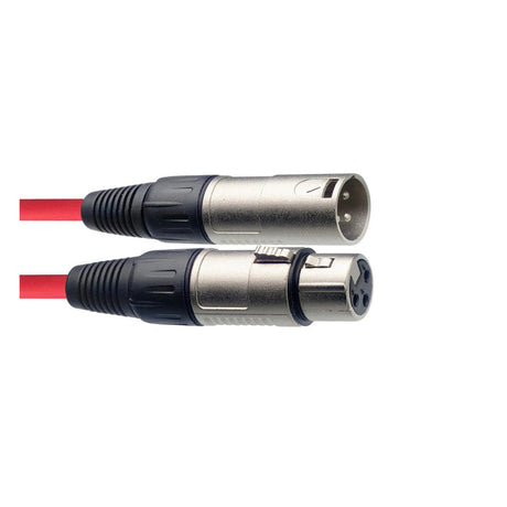 Stagg SMC10-CRD - 10m XLR Male to Female Cable Red 2