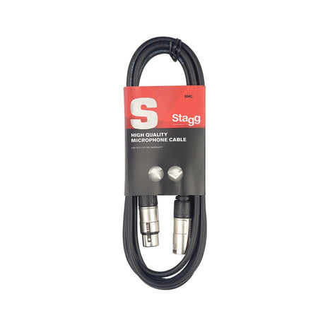 Stagg SMC10 - 10m XLR Male to Female Cable Black 1