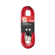 Stagg SMC6-CRD - 6m XLR to XLR Balanced Microphone Cable Red 1