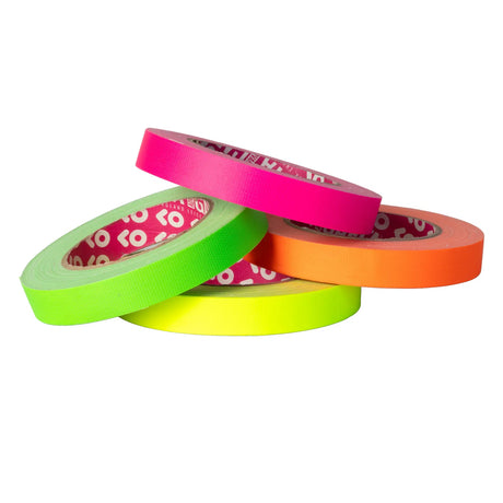 Advance Gaffa AT215 Fluorescent Pink UV Glow Cloth Tape 19mm x 25m 6