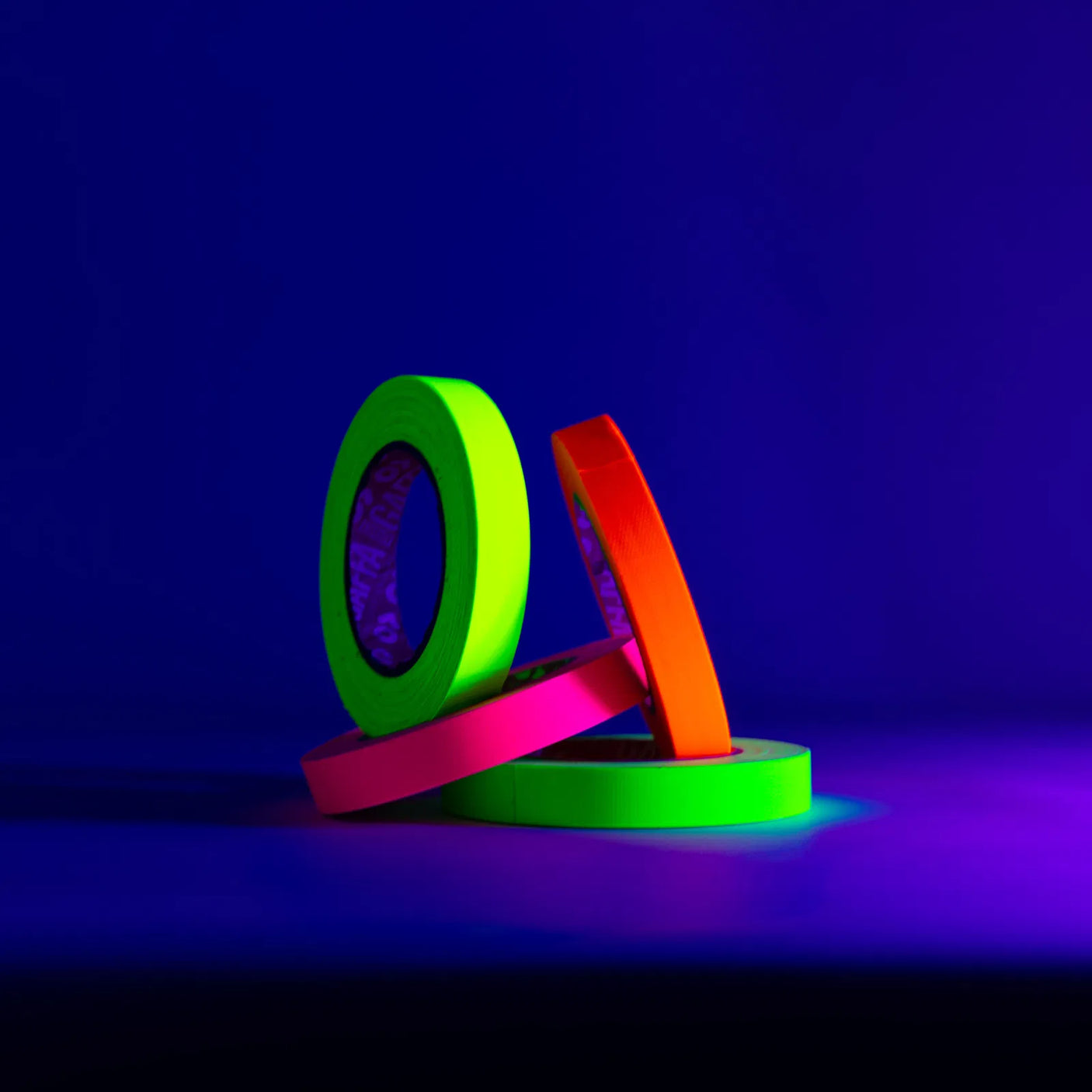 Advance Gaffa AT215 Fluorescent Pink UV Glow Cloth Tape 19mm x 25m 9