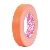 Advance Gaffa AT215 Fluorescent Orange UV Glow Cloth Tape 19mm x 25m 1