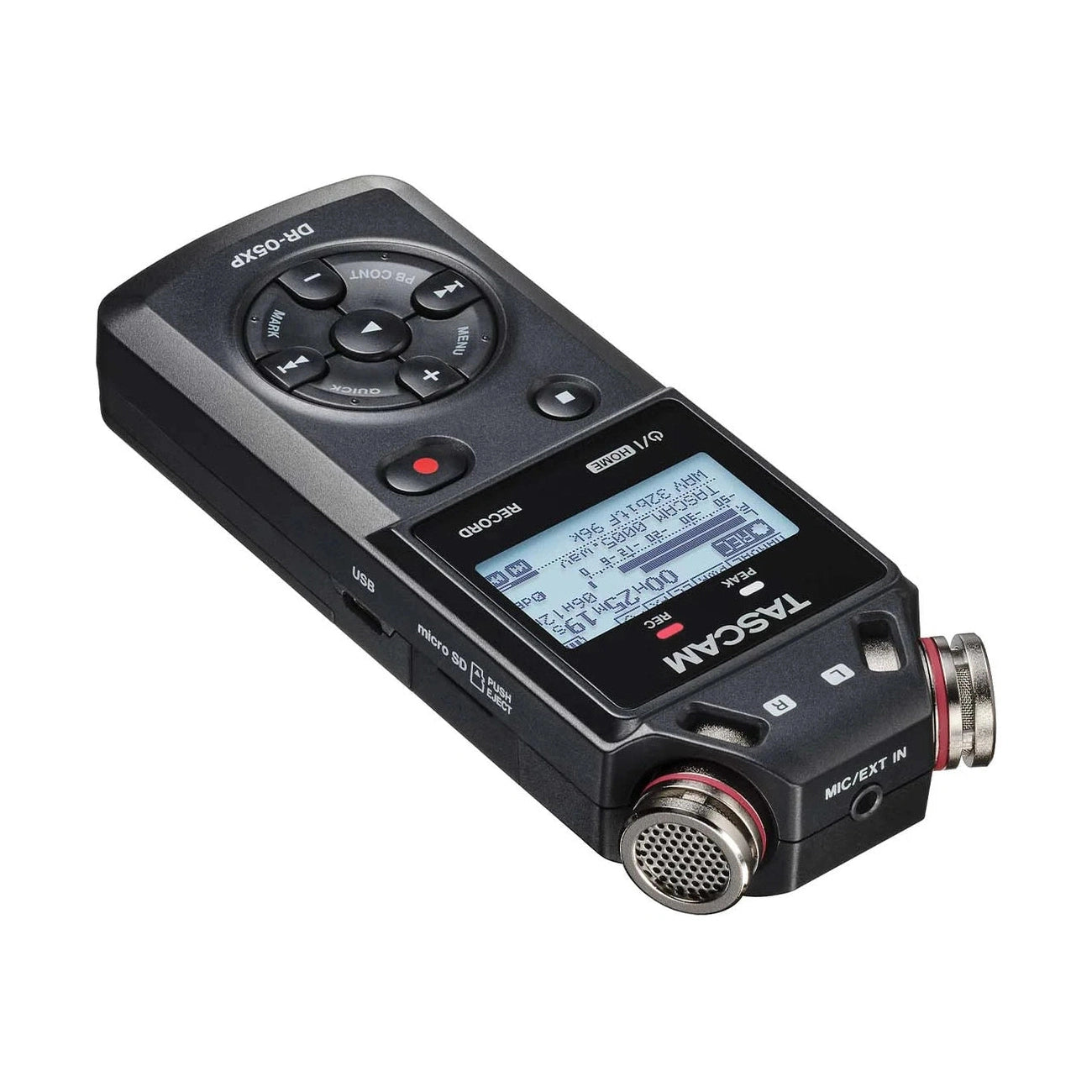 Tascam DR-05XP 32-Bit Float Stereo Handheld Audio Recorder & USB-C Audio Interface 3