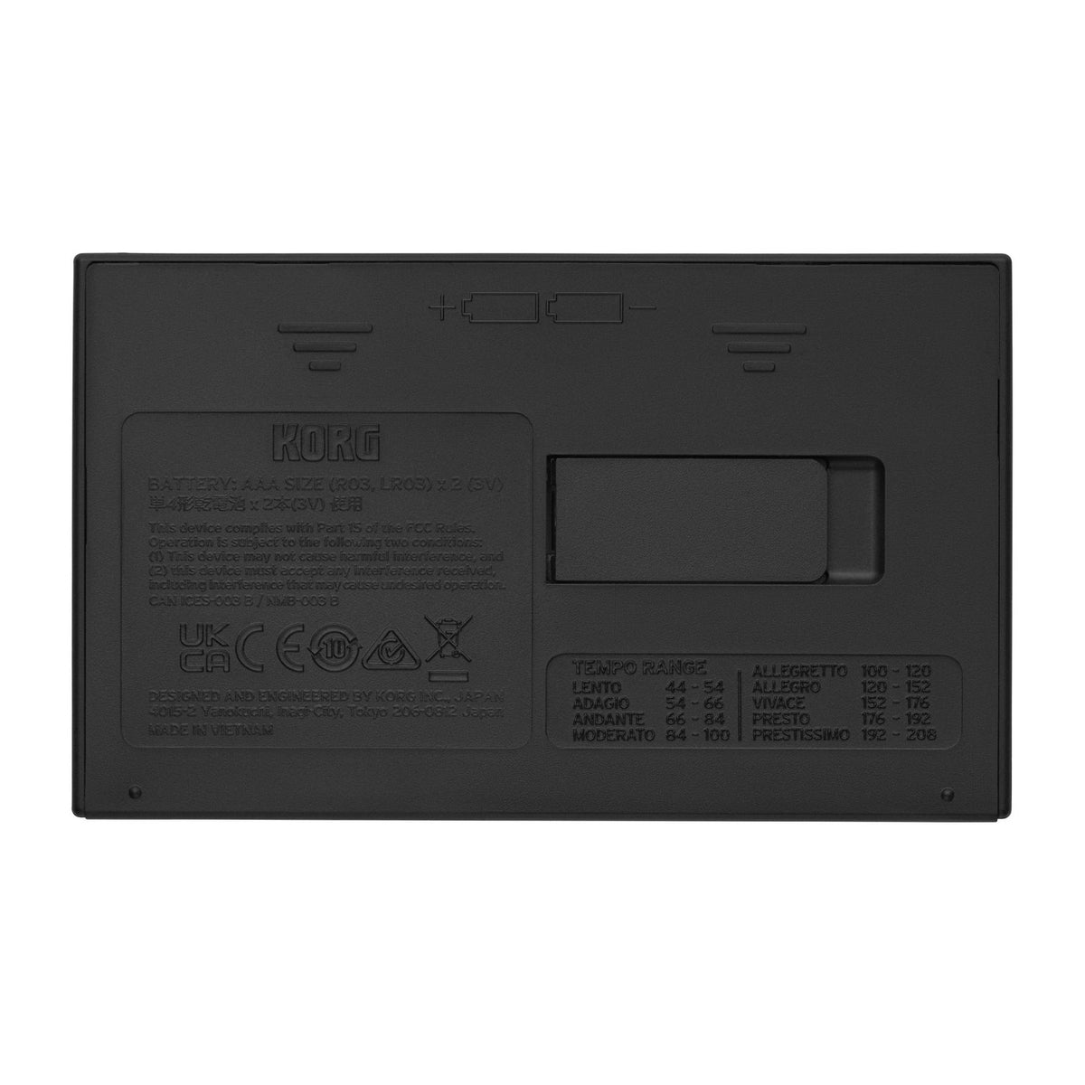 Korg TM-1 Combo Tuner Metronome — Black