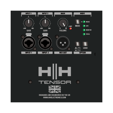 HH Audio Tensor TRE-1201 12" Active PA Speaker With DSP 4
