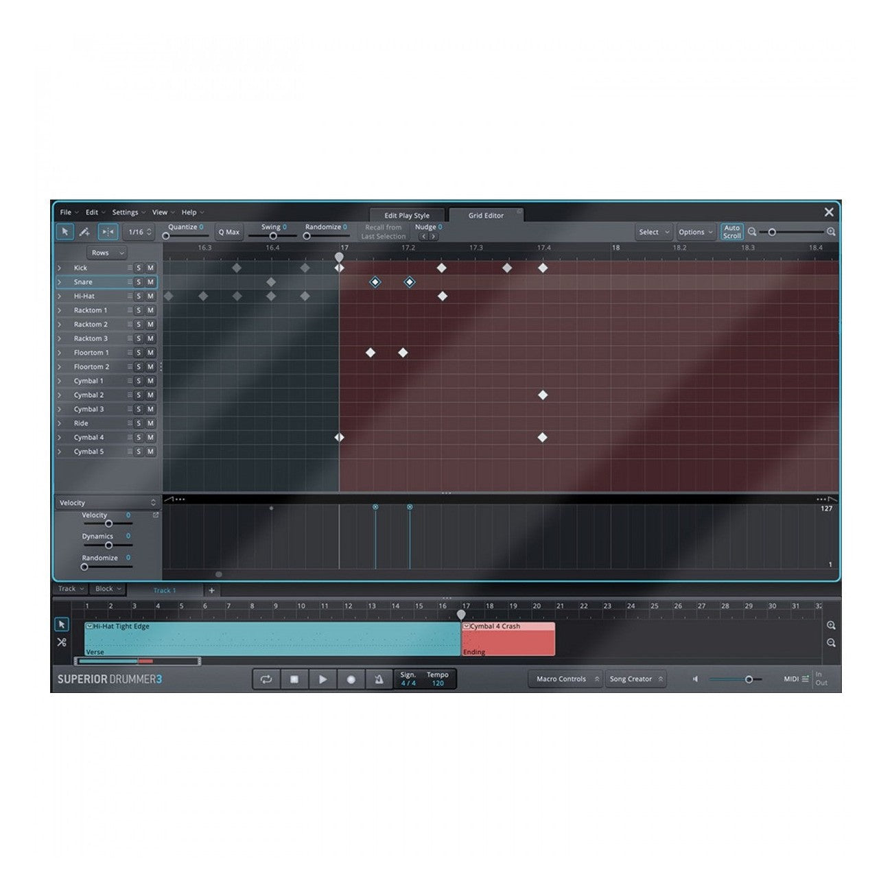Toontrack Superior Drummer 3 Grid