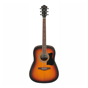 Ibanez V50NJP Dreadnought Acoustic Guitar Jam Pack, Open Pore Vintage Sunburst 1
