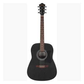 Ibanez V54NJP Dreadnought Acoustic Guitar Jam Pack, Weathered Black 1