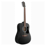Ibanez V54NJP Dreadnought Acoustic Guitar Jam Pack, Weathered Black 3