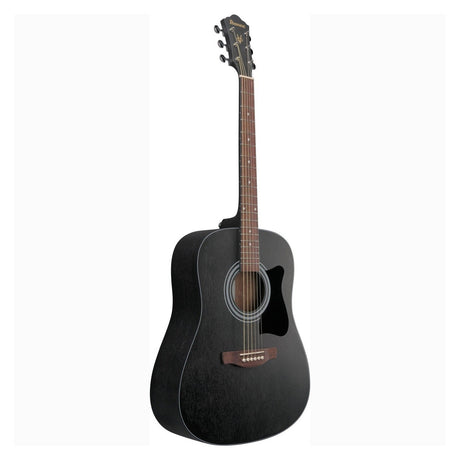 Ibanez V54NJP Dreadnought Acoustic Guitar Jam Pack, Weathered Black 3