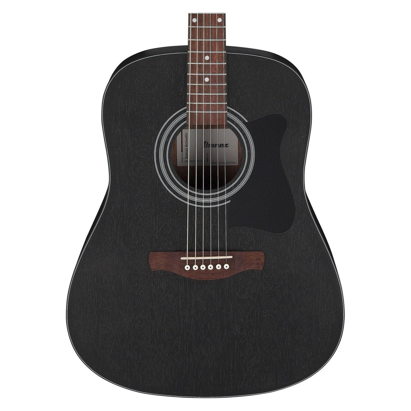 Ibanez V54NJP Dreadnought Acoustic Guitar Jam Pack, Weathered Black 2