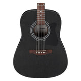 Ibanez V54NJP Dreadnought Acoustic Guitar Jam Pack, Weathered Black 2