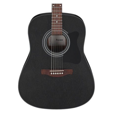 Ibanez V54NJP Dreadnought Acoustic Guitar Jam Pack, Weathered Black 2