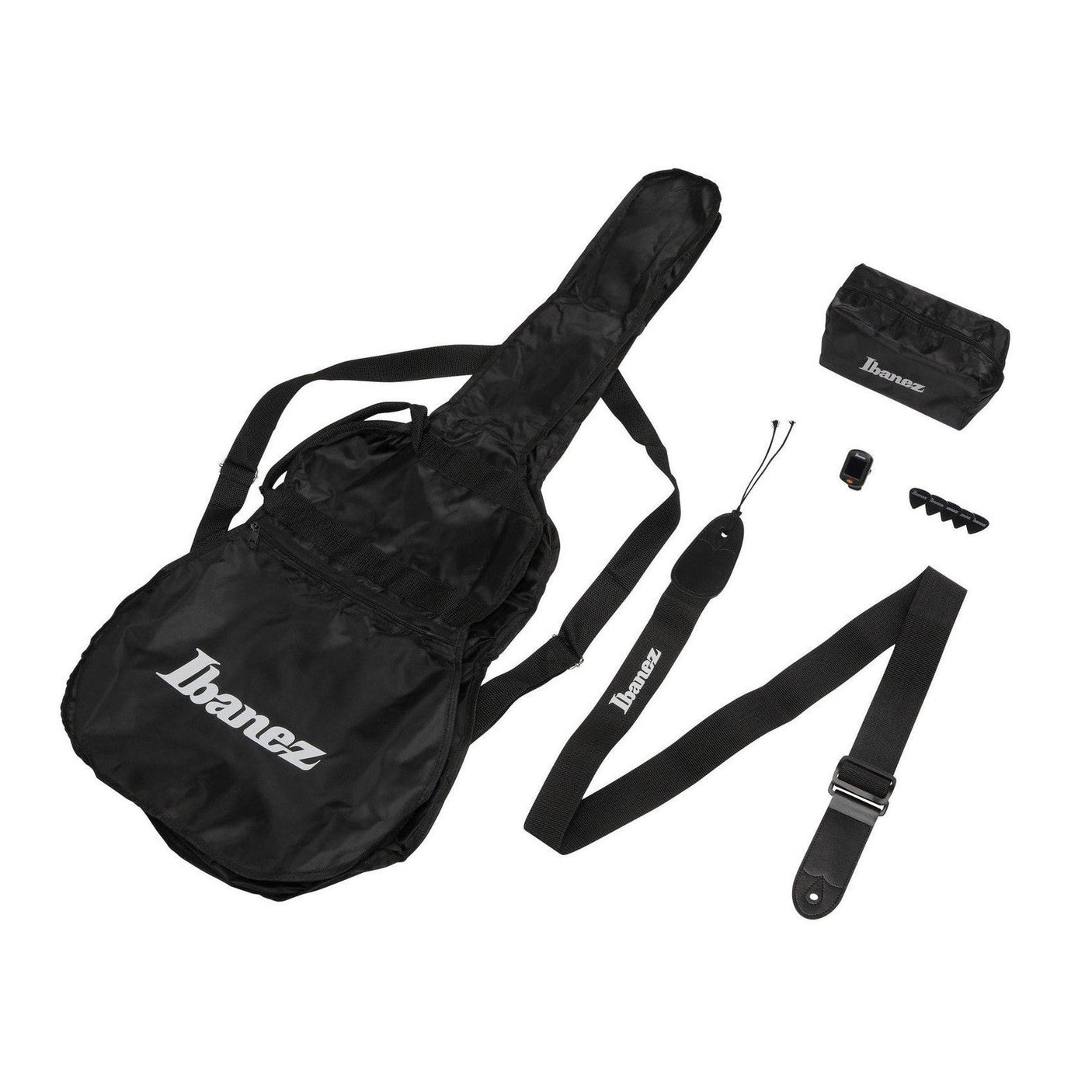 Ibanez V54NJP Dreadnought Acoustic Guitar Jam Pack, Weathered Black 5