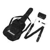 Ibanez V54NJP Dreadnought Acoustic Guitar Jam Pack, Weathered Black 5