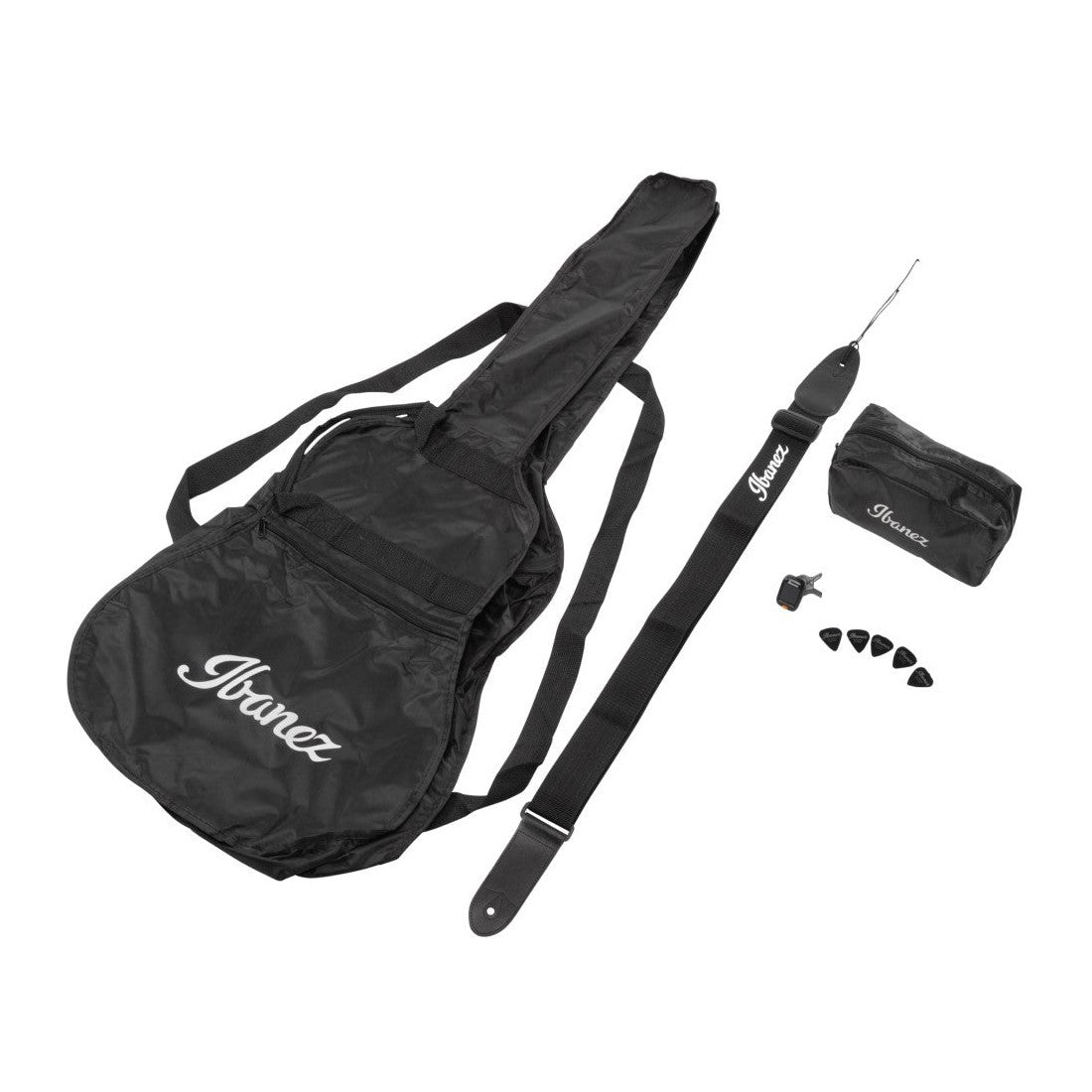 Ibanez VC50NJP Grand Concert Acoustic Guitar Jam Pack, Open Pore Natural 7