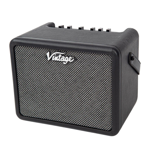 Vintage Retro 20W Bass Combo Amp with DSP Black 1