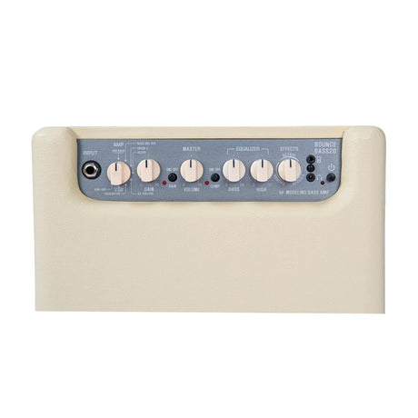 Vintage Retro 20W Bass Combo Amp with DSP Vintage White 3