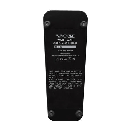 VOX V846 Vintage Wah Pedal 3