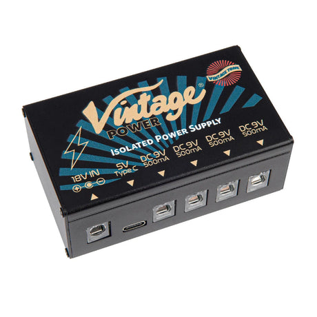 Vintage VPS09 Multiple Output Isolated Power Supply for Effects Pedals 3