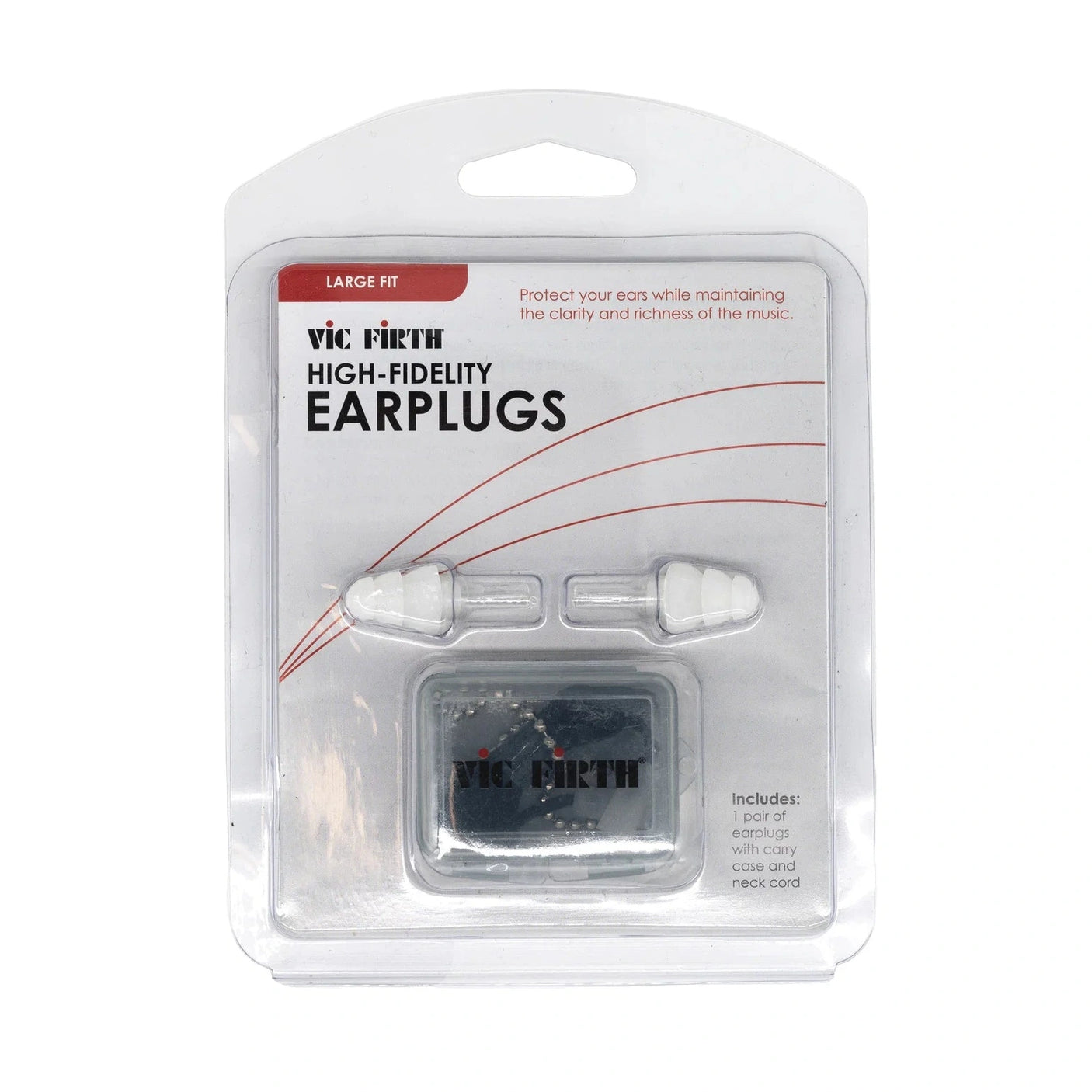 Vic Firth Blue HiFi Earplugs, Regular Fit