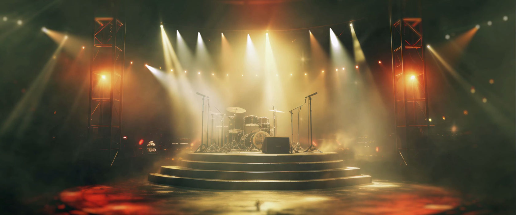 shop for instrument stands, pa speakers and stage lighting setups at Audio Direct