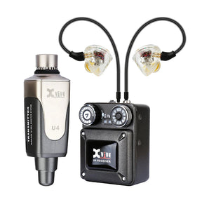 Xvive XU4T9 In-Ear Wireless Monitor System with T9 In-Ear Monitors & Travel Case 1