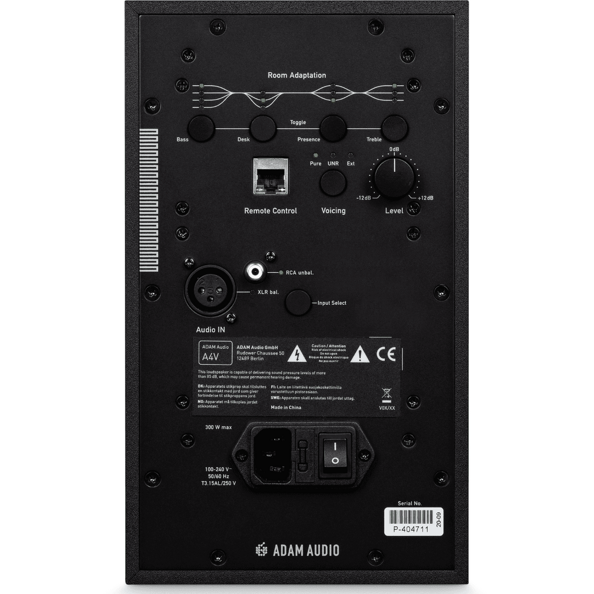 ADAM Audio A4V 4" Active Studio Monitor Single 3