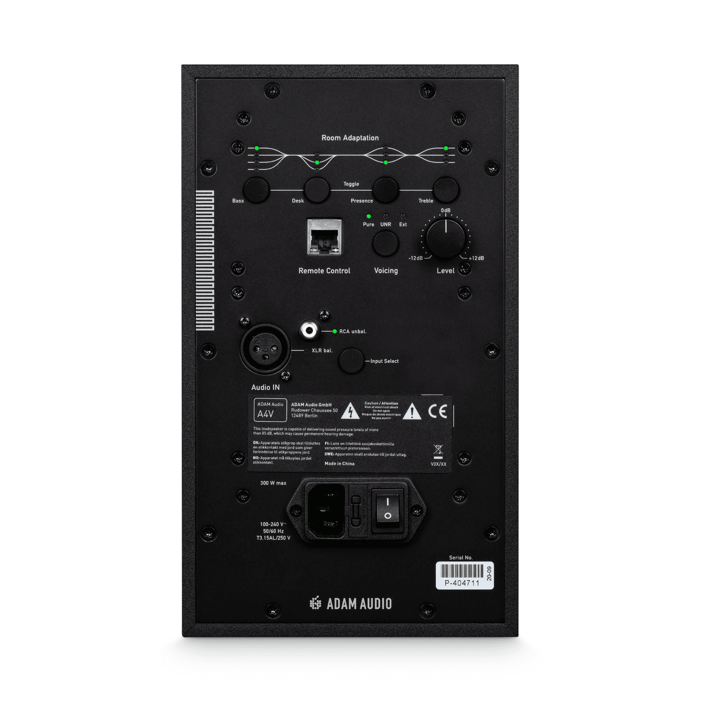 ADAM Audio A4V 4" Active Studio Monitors Pair 4
