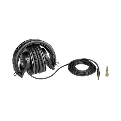 Audio Technica ATH-M30x Monitor Folding Headphones with Straight Cable 3