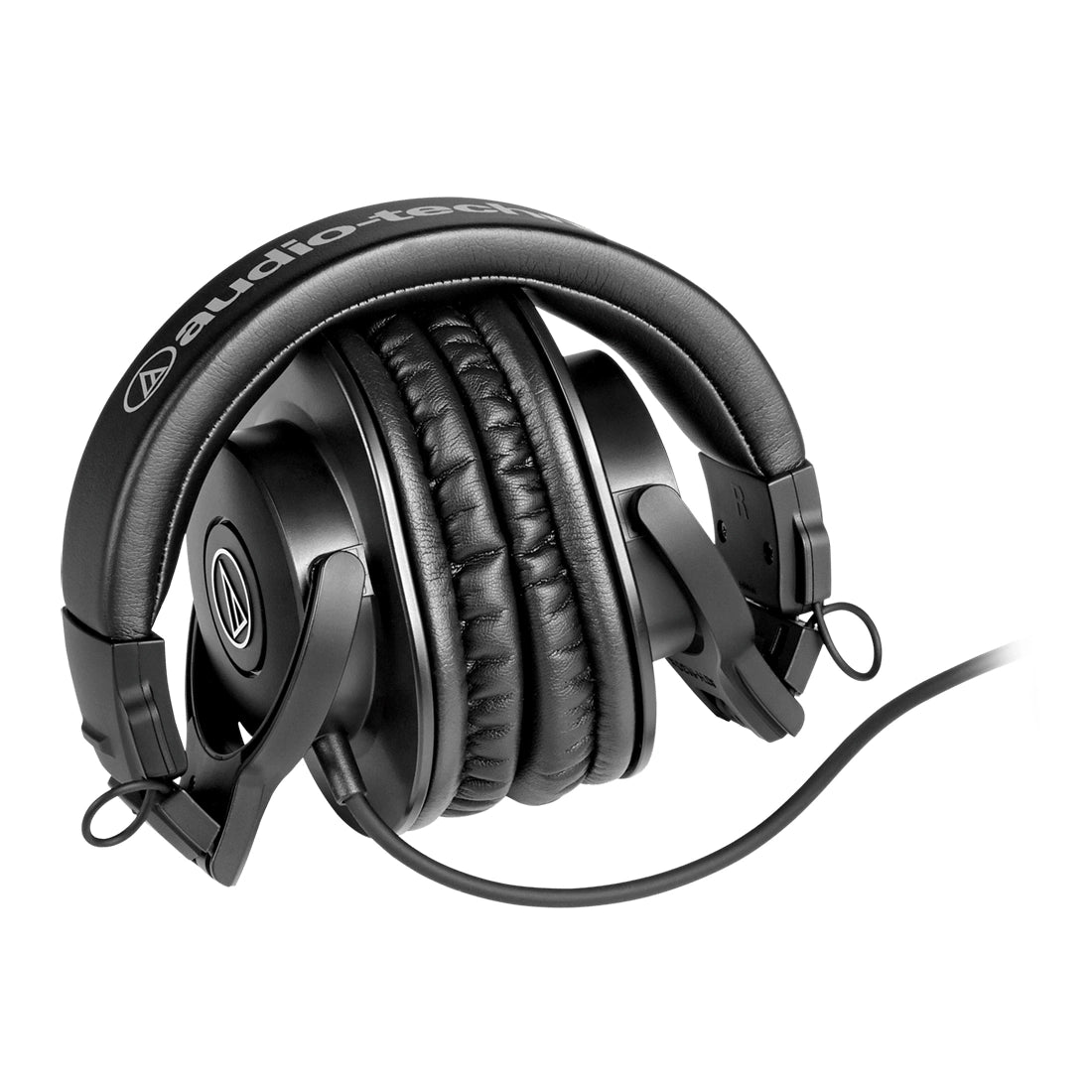 Audio Technica ATH-M30x Monitor Folding Headphones with Straight Cable 2