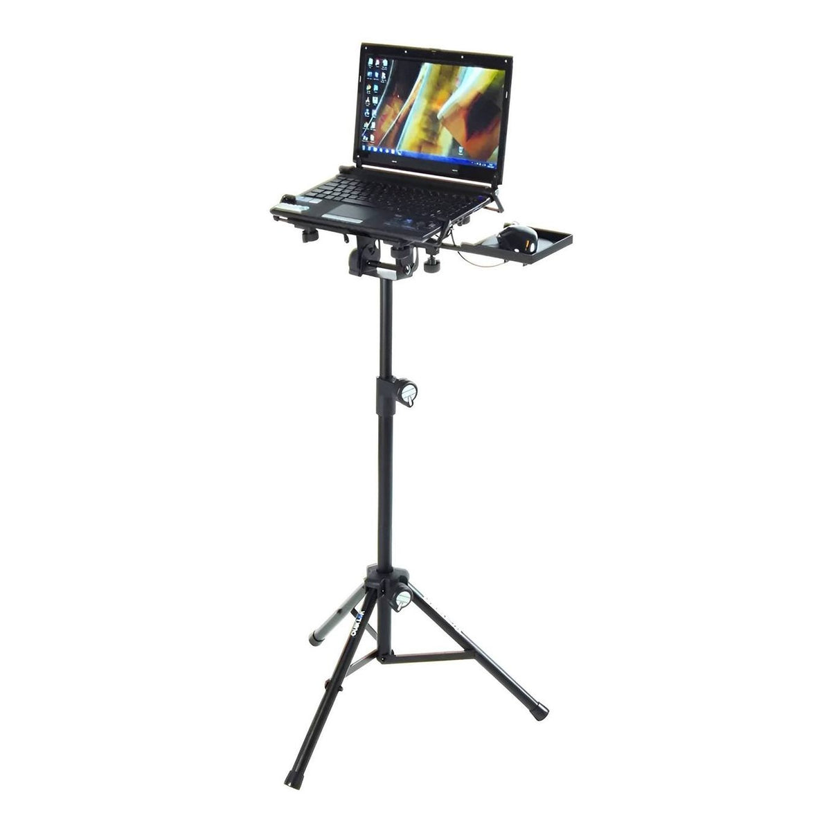 Quiklok LPH004 Fully-Adjustable Laptop Tripod Stand With Mouse Tray 2