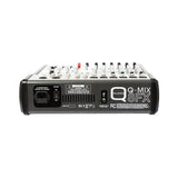 Q-Audio Q-MIX 8FX 8-Channel Mixer With 24 Digital Effects, USB Interface, Bluetooth And AUX Send — Mains-Powered 4