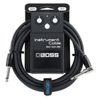 BOSS BIC-10A Angled/Straight Jack Instrument Cable, 3m/10ft - Available in 6 Colours 2